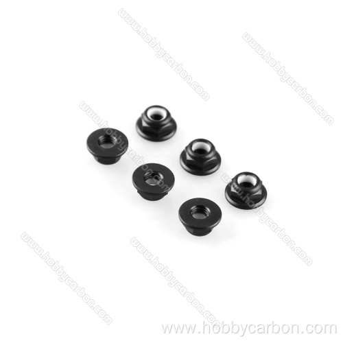 High quality Black M2M2.5M3 Aluminum flange Nuts